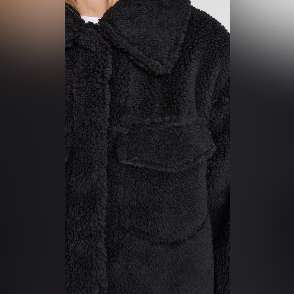 NWOT UGG Frankie Fluff Shirt Jacket Size Large - Picture 7 of 14